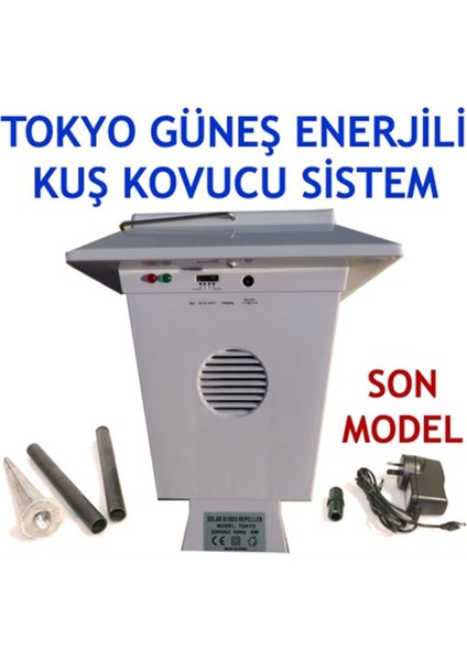 Güneş Enerjili Solar Kuş Kovucu (1600 m2)