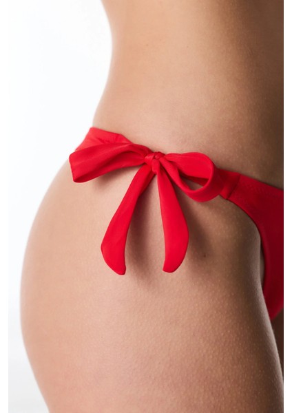 Kırmızı Düşük Bel Bikini Altı modelleri