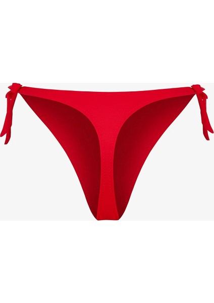 Kırmızı Düşük Bel Bikini Altı