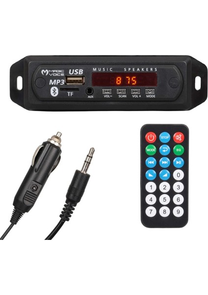 USB-400 Araba Çakmaklık Girişli Bluetooth/USB/TF/FM Destekli MP3 Çalar Modülü fırsatları