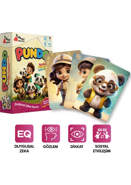 Playever Pundo  - Duygusal Zekayı Geliştiren Kart Oyunu