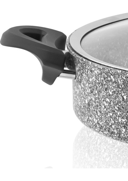 3465 Ultra Granit Basık Tencere 24 cm Granit Kaplama Isıya Dayanıklı Tekli Tencere modelleri