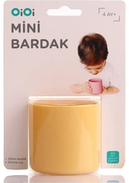 Mini Bebek Bardağı Sarı 4 Ay ve Üzeri İçin Ergonomik Tutma Özelliği ile Sağlıklı Seçim fırsatları