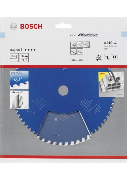 Expert for Aluminium 210 x 30 mm 54 Diş modelleri