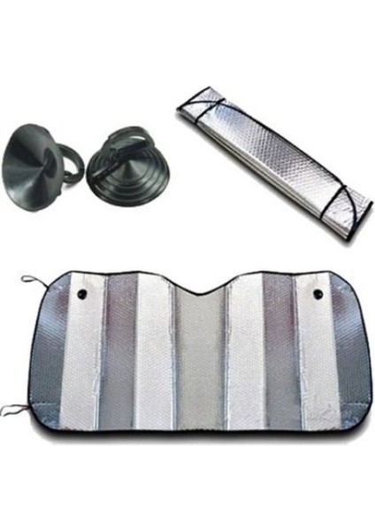 Araba Ön Cam Güneşliği 130*60 cm Parlak fiyatları