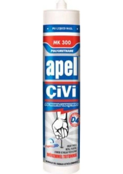 Mitre Apel Sıvı Çivi Montaj Kit Yapıştırıcı 390 gr Şeffaf Renk ve Hızlı Kürleşme Özelliği fiyatları