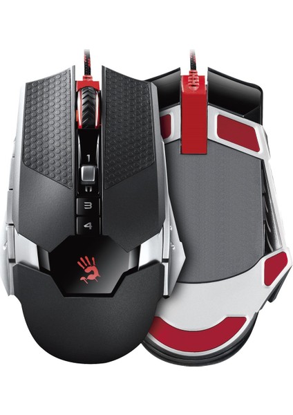 Bloody T50 LK Optik Oyuncu Mouse 4000CPI Kablolu Kullanım için Metal Ayaklı