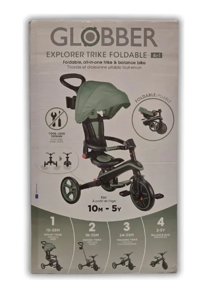 Explorer 4in1 Katlanabilir Bisiklet - Zeytin Yeşili