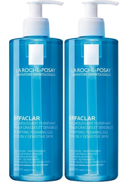 Effaclar Gel Yüz Temizleme Jeli 400 Ml, 2 Adet fiyatları
