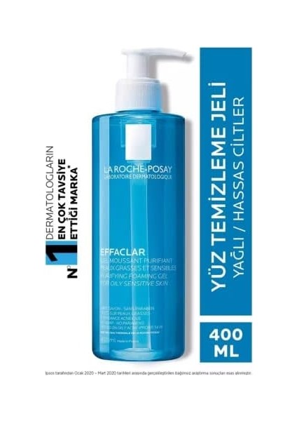 Effaclar Gel Yüz Temizleme Jeli 400 Ml, 2 Adet modelleri