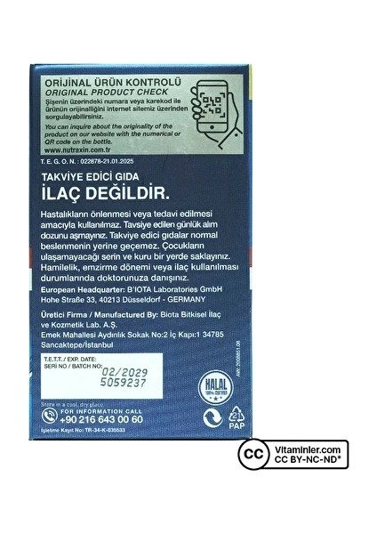 L-Karnitin 60 Tablet modelleri
