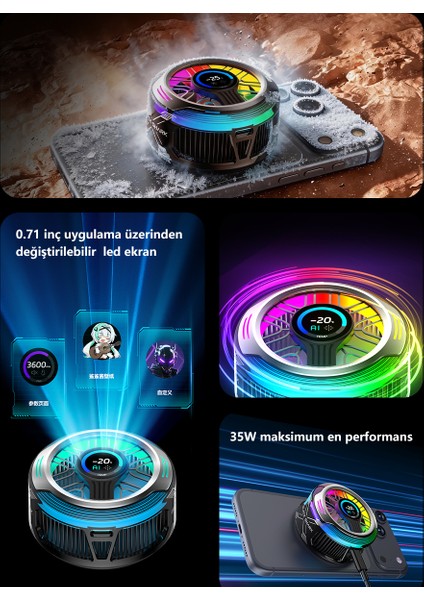 Xiaomi Magcooler Pro 6 App Destekli Telefon Soğutucu indirimleri