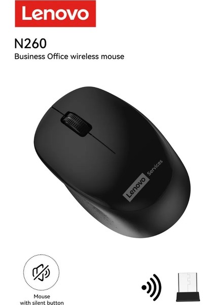 N260 Kablosuz Sessiz Mouse Siyah 870042253 fiyatları