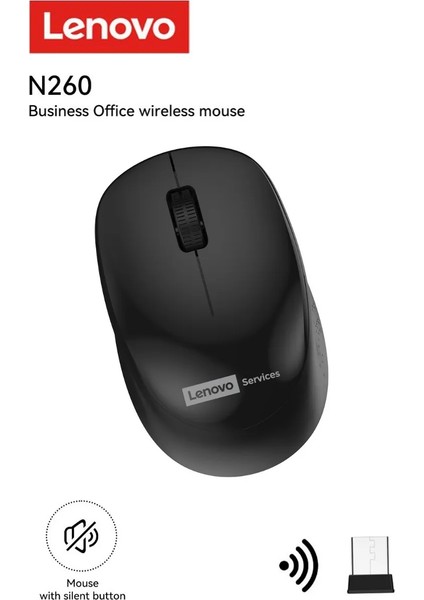 N260 Kablosuz Sessiz Mouse Siyah 870042253 modelleri