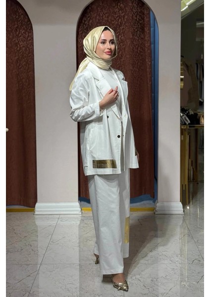 Pantolonlu Takım 26Y827T Ekru fiyatları