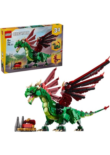 LEGO Creator 3'ü 1 Arada Orta Çağ Ejderhası 31161