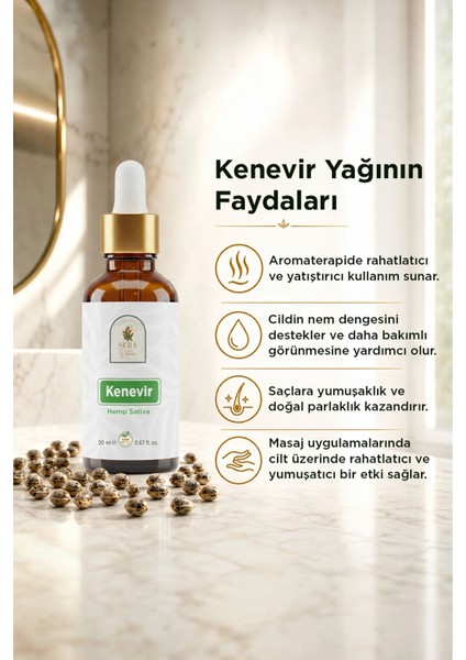 Kenevir Yağı %100 Saf 20 ml modelleri