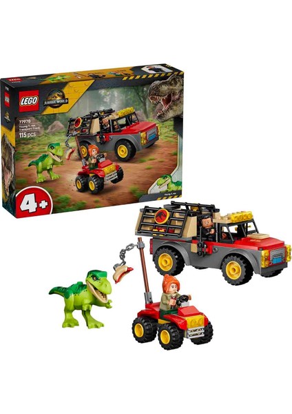 LEGO Jurassic World Genç T. Rex Taşıma Kamyonu 77978 - 4 Yaş ve Üzeri Çocuklar Için Yaratıcı Oyuncak Yapım Seti (115 Parça)