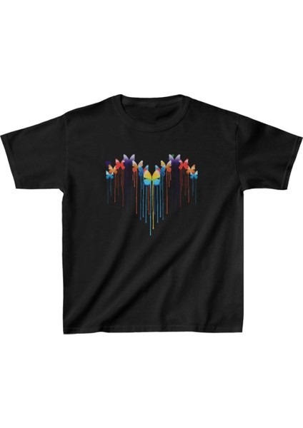Baskılı T-Shirt - Siyah - modelleri