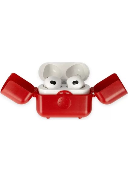 Newface Apple Airpods 3 (3.nesil) Basmalı Kılıf - Kırmızı modelleri