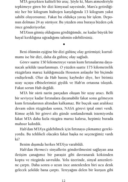 Marslı - Andy Weir, Basım Ciltli , ITHAKI Yayınından