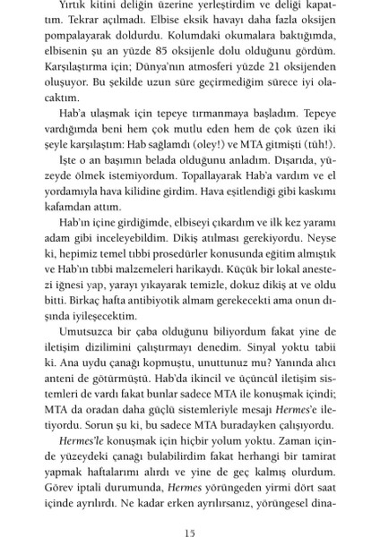 Marslı - Andy Weir, Basım Ciltli , ITHAKI Yayınından