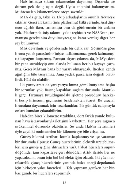 Marslı - Andy Weir, Basım Ciltli , ITHAKI Yayınından
