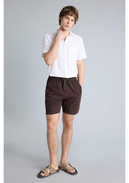 Regular Fit Kısa Boy Yumuşak Tuşeli Deniz Şortu E0993AX26HS fiyatları
