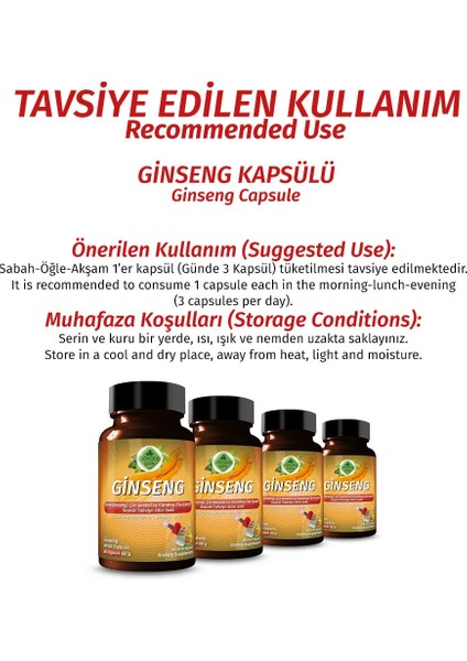 Gökçek Şifa Ginseng Kapsül (GİNSENG CAPSULE) indirimleri
