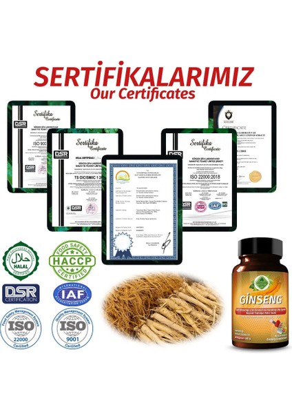 Gökçek Şifa Ginseng Kapsül (GİNSENG CAPSULE)