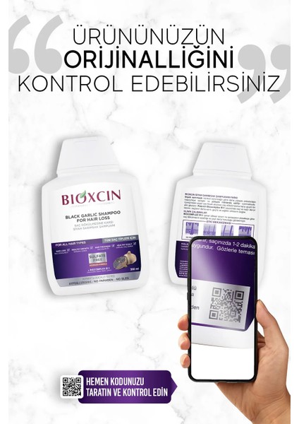 Saç Dökülmesine Karşı Siyah Sarımsak 300 ml 3 Al 2 Öde Şampuan