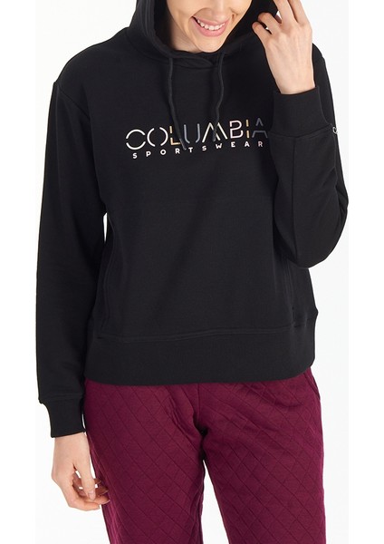 CSC Basic W Columbıa Stencil Kapüşonlu Kadın Sweatshirt