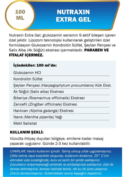 Extra Gel 100 Ml fiyatları