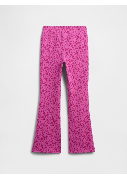 Kız Çocuk Pembe Flare Legging Tayt modelleri