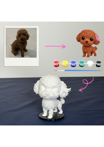 Kişiye Özel 3D Evcil Hayvan Figürü (25CM) modelleri