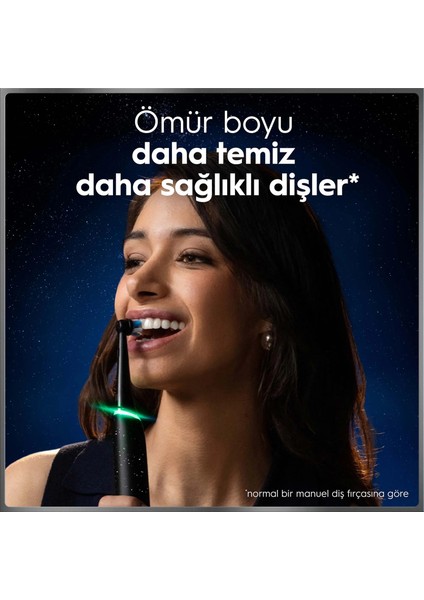 iO 10 Şarjlı Diş Fırçası - Kozmik Siyah