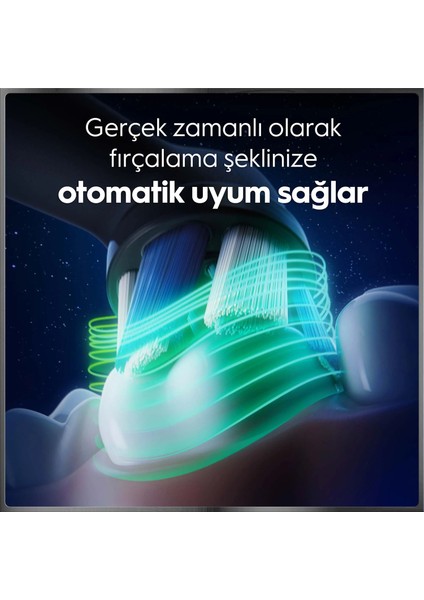 iO 10 Şarjlı Diş Fırçası - Kozmik Siyah