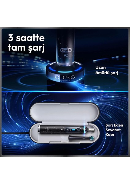 iO 10 Şarjlı Diş Fırçası - Kozmik Siyah