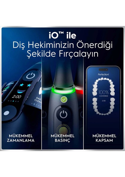 iO 10 Şarjlı Diş Fırçası - Kozmik Siyah