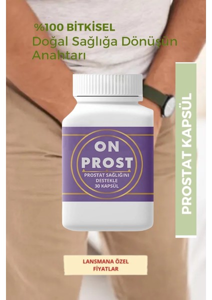 Prost Prostat1 Kapsül %100 Bitkisel 30’lu Gıda Takviyesi fiyatları