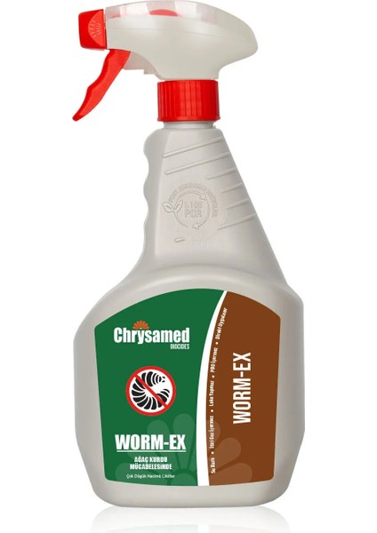 Worm-Ex Ağaç / Tahta Kurdu 1 Lt Etkili Böcek Haşere İlacı Uzaklaştırıcı Özellik