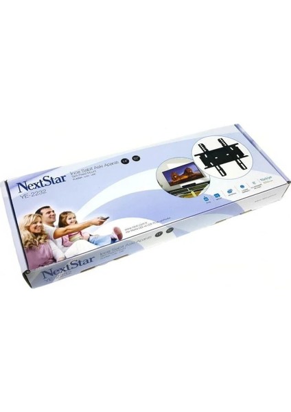 Star YE-2232 Sabit TV Askı Aparatı 14''-32'' LCD LED Televizyonlar İçin Sağ-Sol Hareket modelleri