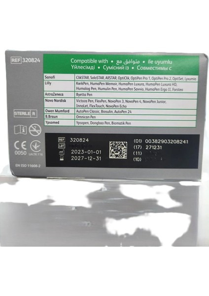 Micro-Fine Plus Kalem Iğnesi 0,23MM (32G) x 4mm 100 Adet