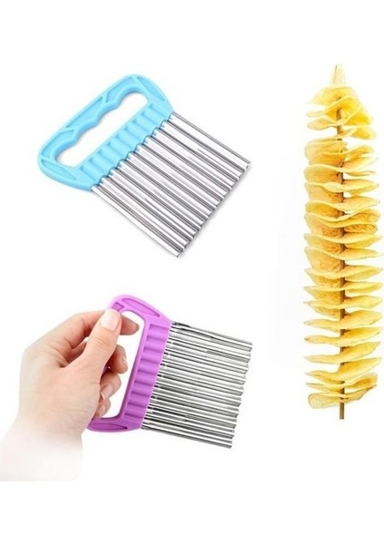 Chips Chopper Şekilli Sebze Ve Meyve Dilimleyici fırsatları