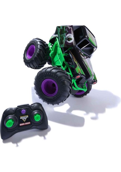 1:15 Monster Jam Smash And Bash Grave Digger USB Şarjlı Uzaktan Kumandalı Araba modelleri