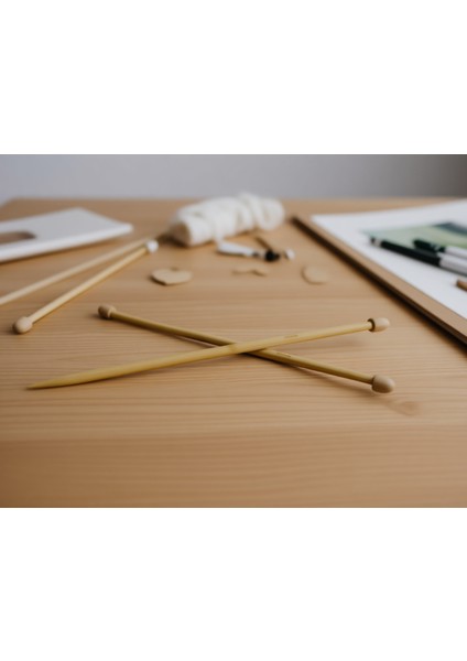 Bambu Örgü Şiş 35 cm Bambu Malzeme ile Örgü İçin İdeal Seçenek fırsatları