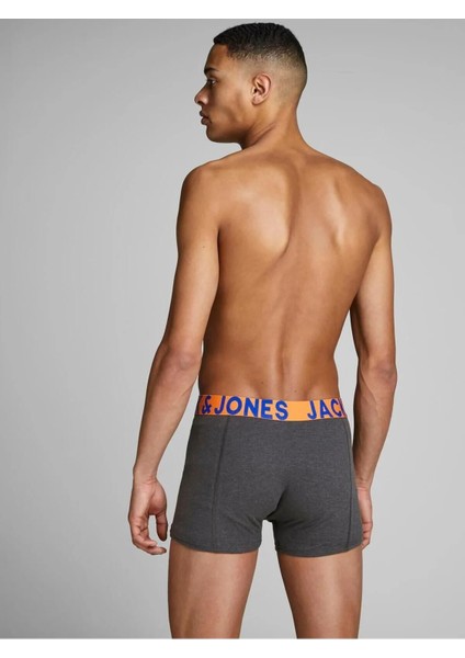 Jaccrazy Solıd Trunks 3 Pack Noos Erkek Siyah Boxer 12151349-Black