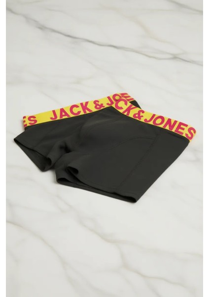 Jaccrazy Solıd Trunks 3 Pack Noos Erkek Siyah Boxer 12151349-Black