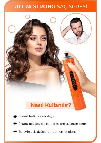 Ultra Strong Saç Spreyi 400 ml - Güçlü Tutuş modelleri
