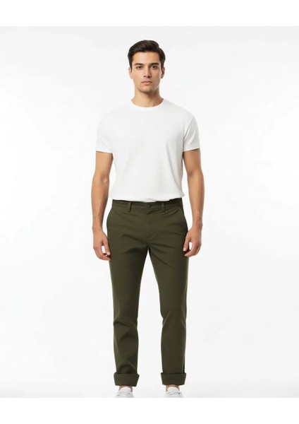 Martin Yeşil Gabardin Pantolon 00378A3057